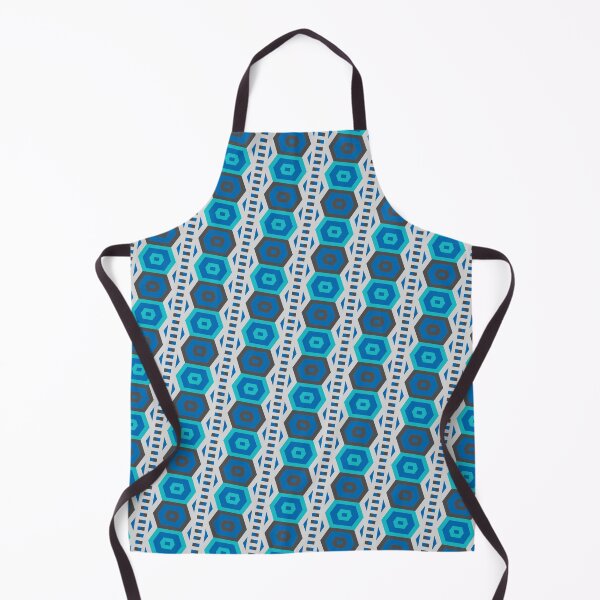 Item preview, Teal Multicolor Hexagon Ring Eyelets Egyptian Coherent Drafts designed and sold by Alchemy-A-La-G.