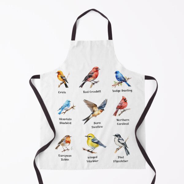 Item preview, Garden Birds Oriole-Red Crossbill-Indigo Bunting-Mountain BlueBird-Barn  designed and sold by DavidBriot.