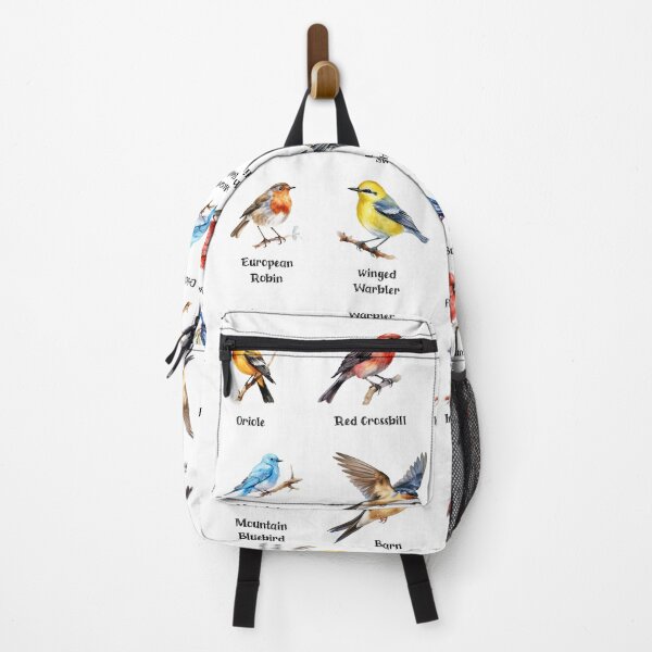 Item preview, Garden Birds Oriole-Red Crossbill-Indigo Bunting-Mountain BlueBird-Barn designed and sold by DavidBriot.