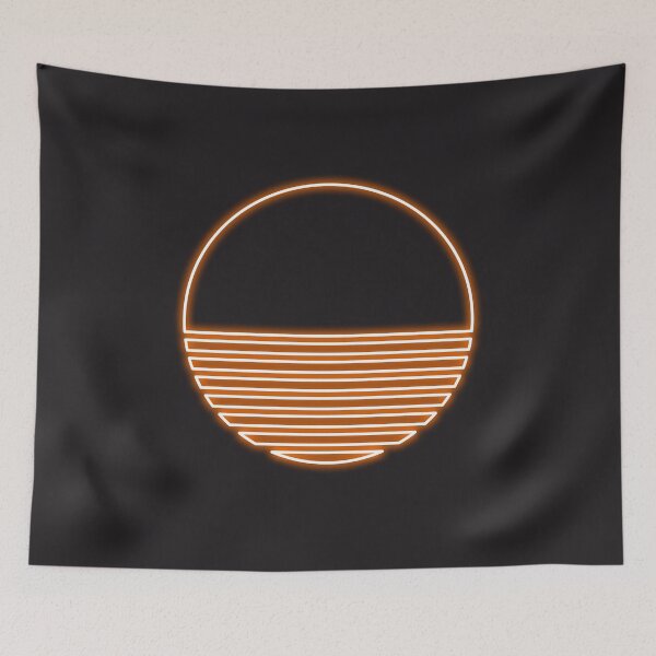 Item preview, Neon Outrun Sun Orange designed and sold by Kat91x.