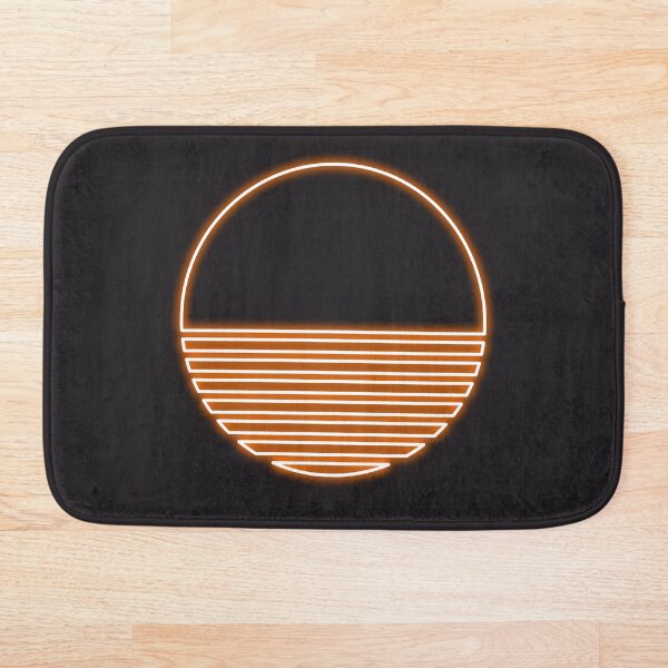 Aperçu de l'œuvre Néon Outrun Soleil Orange créée et vendue par Kat91x.