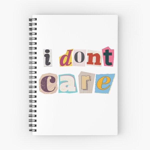 Item preview, I Don't Care Scrapbook Letters designed and sold by CraftCartelArt.