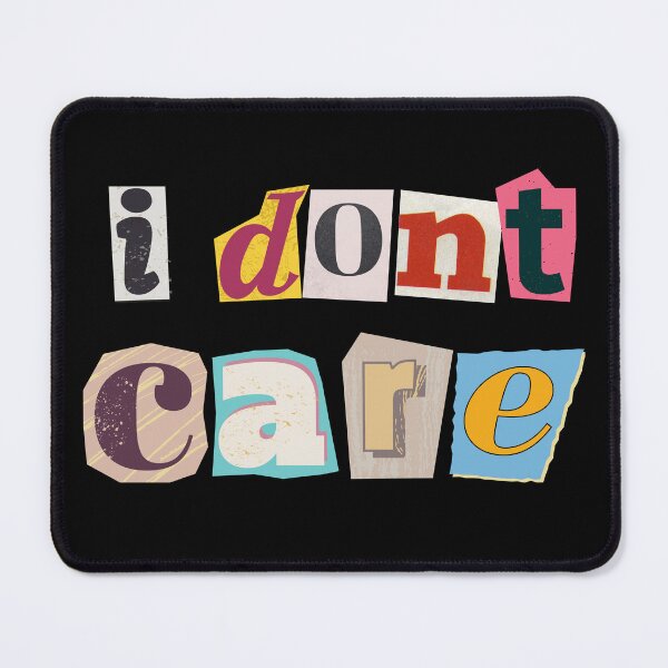 Item preview, I Don't Care Scrapbook Letters designed and sold by CraftCartelArt.