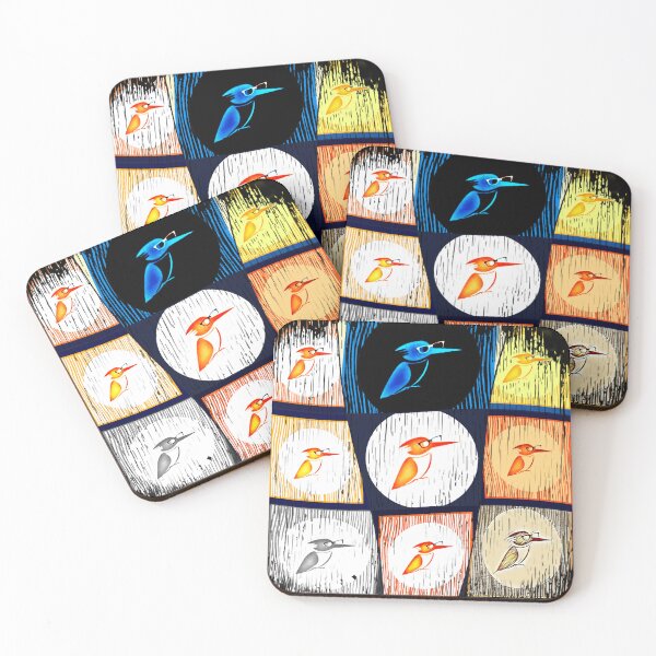 Item preview, Kingfisher  designed and sold by Hopupjenny.