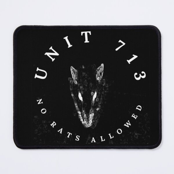 Item preview, UNIT 713, no rats allowed,  black 2 designed and sold by Unit713-Shop.