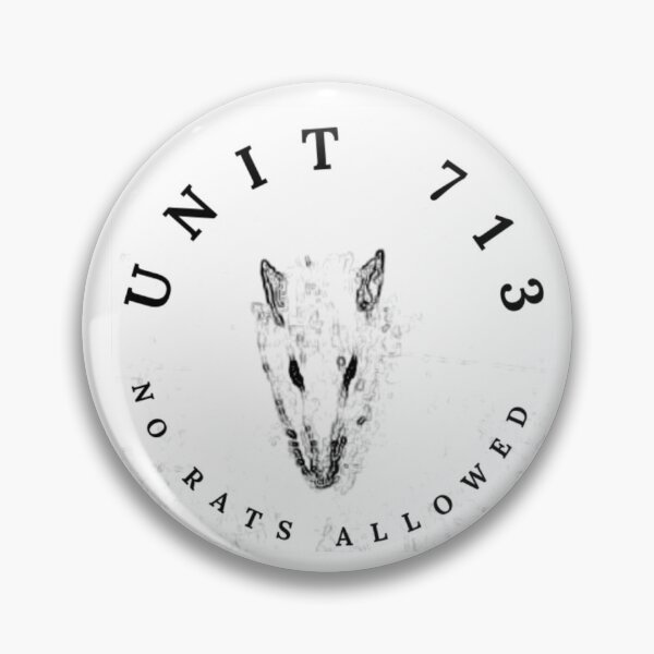 Item preview, UNIT 713, no rats allowed,  white 2 designed and sold by Unit713-Shop.