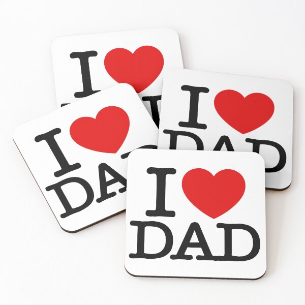 Item preview, I LOVE DAD / I ♥ DAD  designed and sold by hottest-tees.