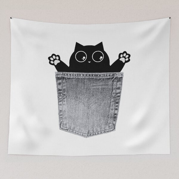 Item preview, meow back  designed and sold by Bimbybombashop.