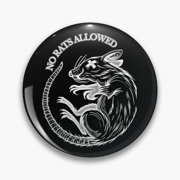 Item preview, UNIT 713, no rats allowed,  black 3 designed and sold by Unit713-Shop.