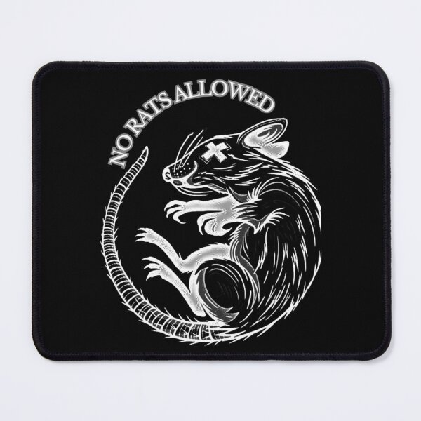 Item preview, UNIT 713, no rats allowed,  black 3 designed and sold by Unit713-Shop.