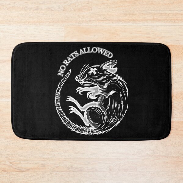 Item preview, UNIT 713, no rats allowed,  black 3 designed and sold by Unit713-Shop.