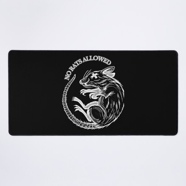 Item preview, UNIT 713, no rats allowed,  black 3 designed and sold by Unit713-Shop.