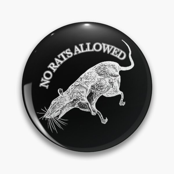 Item preview, UNIT 713, no rats allowed,  black 4 designed and sold by Unit713-Shop.
