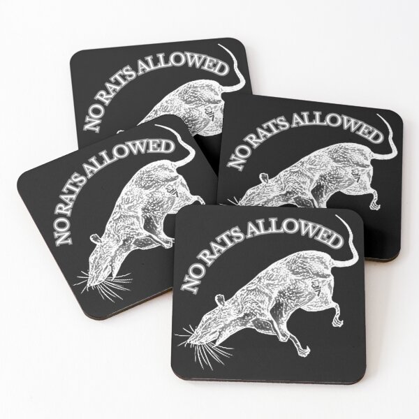 Item preview, UNIT 713, no rats allowed,  black 4 designed and sold by Unit713-Shop.