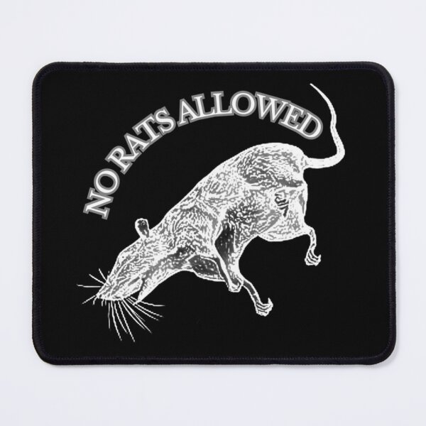 Item preview, UNIT 713, no rats allowed,  black 4 designed and sold by Unit713-Shop.