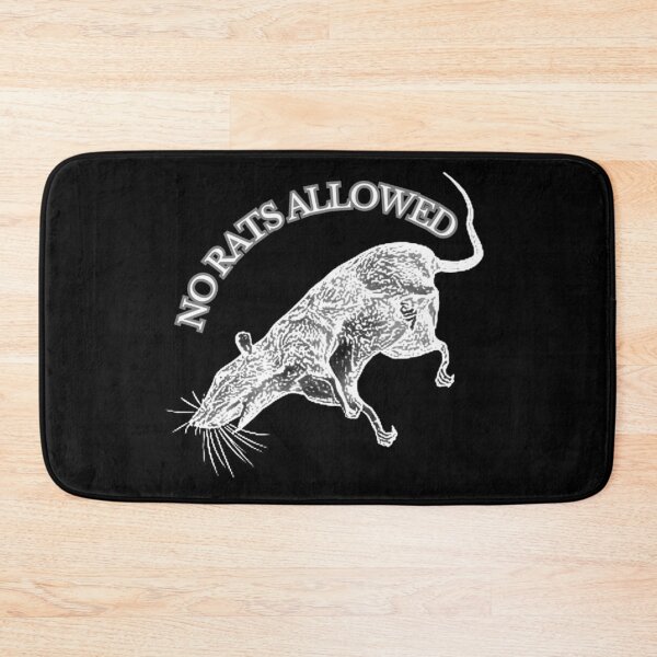 Item preview, UNIT 713, no rats allowed,  black 4 designed and sold by Unit713-Shop.