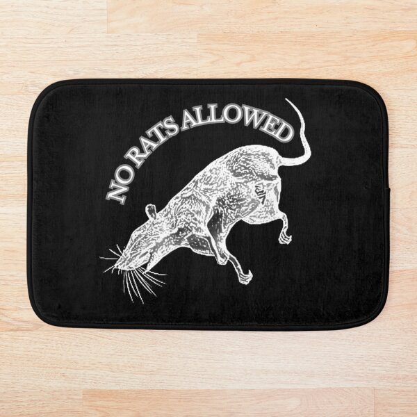 Item preview, UNIT 713, no rats allowed,  black 4 designed and sold by Unit713-Shop.