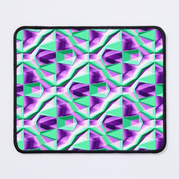 Item preview, Cyan and Purple Gem Tile Pattern designed and sold by TheRulerofEarth.