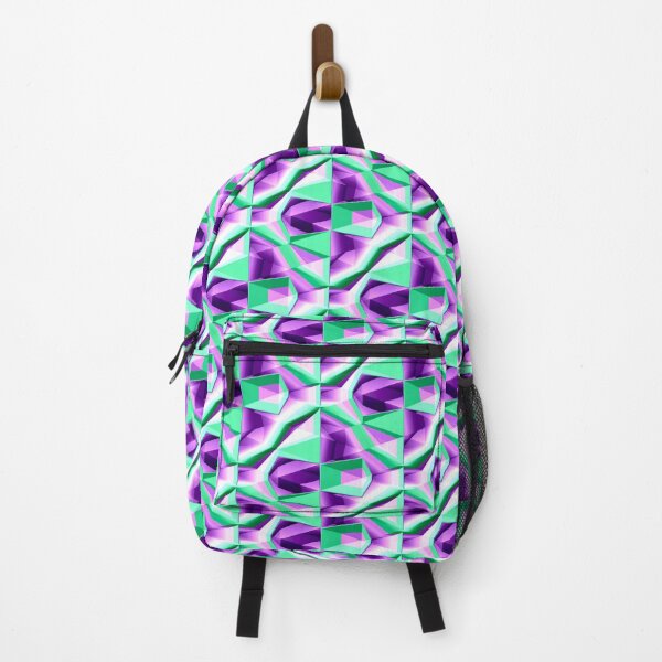 Item preview, Cyan and Purple Gem Tile Pattern designed and sold by TheRulerofEarth.
