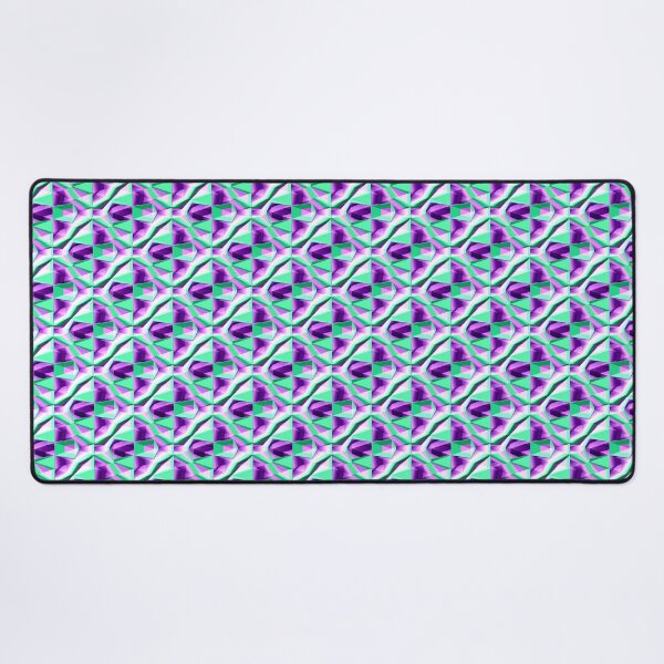 Item preview, Cyan and Purple Gem Tile Pattern designed and sold by TheRulerofEarth.