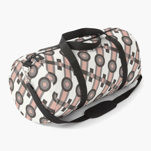 Item preview, Pink Multicolor Line Striped Circles & Rectangles Coherent Drafts designed and sold by Alchemy-A-La-G.
