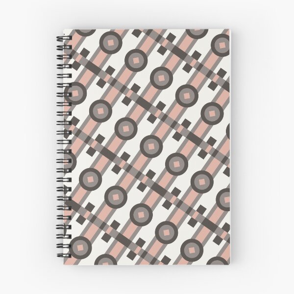 Item preview, Pink Multicolor Line Striped Circles & Rectangles Coherent Drafts designed and sold by Alchemy-A-La-G.