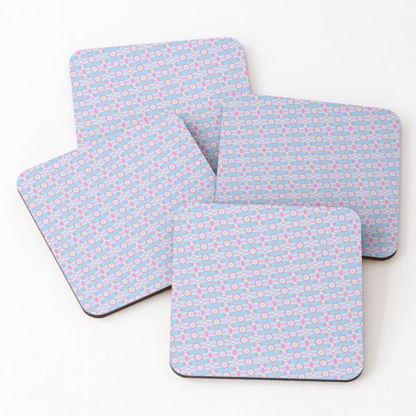 Item preview, Pastel Multicolor Line Striped Circles & Rectangles Coherent Drafts designed and sold by Alchemy-A-La-G.