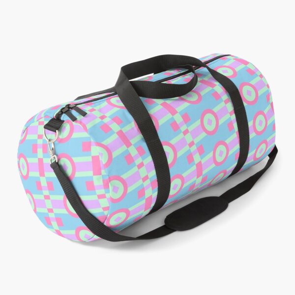 Item preview, Pastel Multicolor Line Striped Circles & Rectangles Coherent Drafts designed and sold by Alchemy-A-La-G.