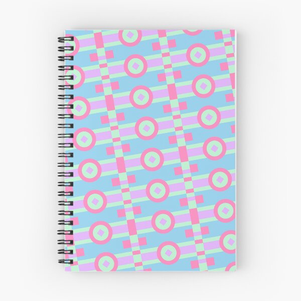 Item preview, Pastel Multicolor Line Striped Circles & Rectangles Coherent Drafts designed and sold by Alchemy-A-La-G.
