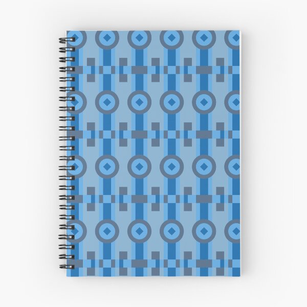 Item preview, Blue Multicolor Line Striped Circles & Rectangles Coherent Drafts designed and sold by Alchemy-A-La-G.