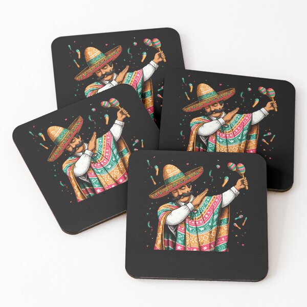Item preview, Dabbing Mexican Poncho Cinco de Mayo Men Sombrero Dab designed and sold by Artistoos.