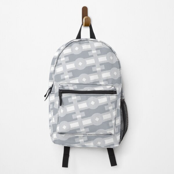 Item preview, Grey Multicolor Line Striped Circles & Rectangles Coherent Drafts designed and sold by Alchemy-A-La-G.