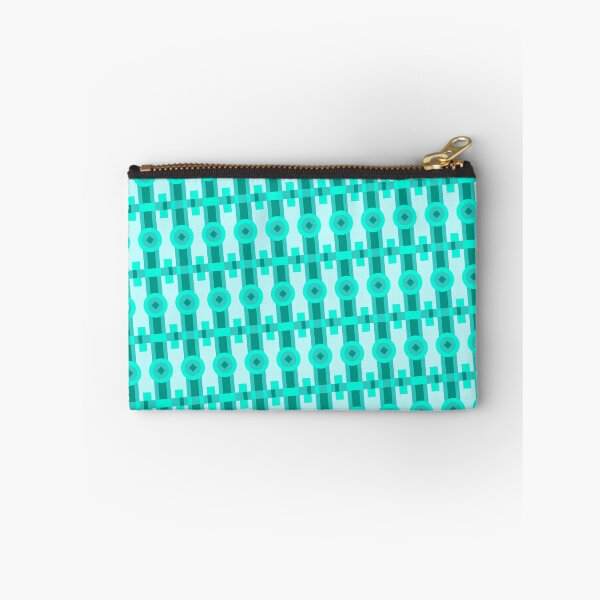 Item preview, Teal Multicolor Line Striped Circles & Rectangles Coherent Drafts designed and sold by Alchemy-A-La-G.