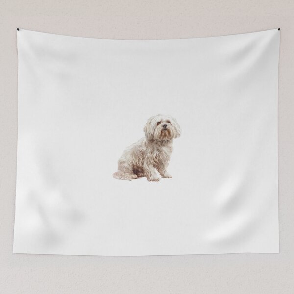 Item preview, Fluffy White Havanese Dog in Portrait designed and sold by NatureSyllabus.