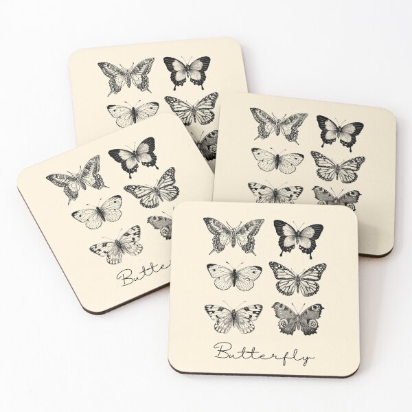 Item preview, Vintage Butterfly Outline designed and sold by RedPumpFlash.