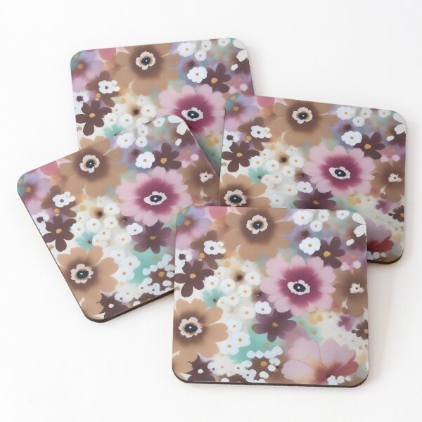 Item preview, Colorful Floral Print: Gently Rounded Flower Edges Close-Up designed and sold by MrKATORSKI.
