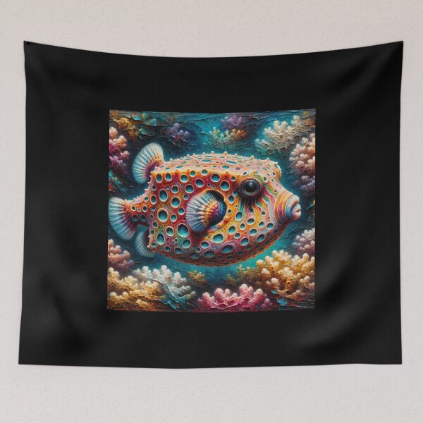 Item preview, Trippy and Cute Boxfish designed and sold by Yogimeister.