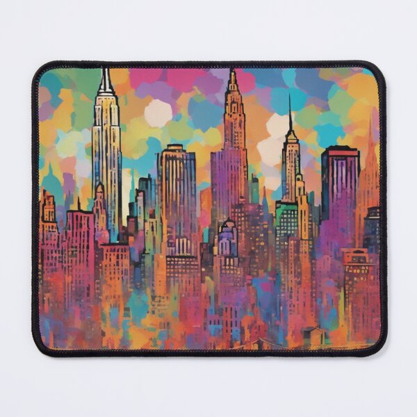 Item preview, New York City nyc skyline- multicolor designed and sold by Arteque.