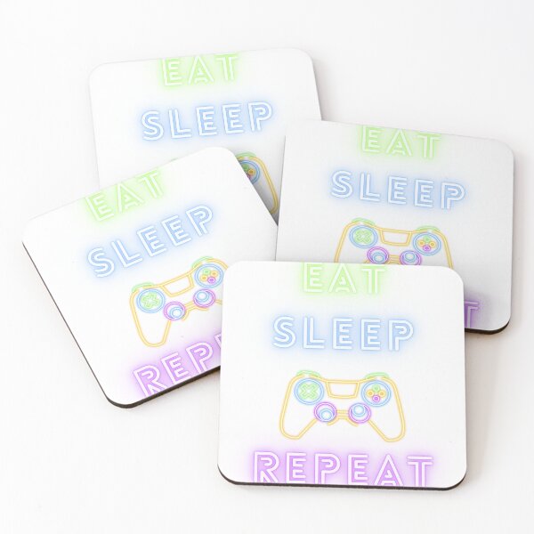 Item preview, Eat, sleep, game, repeat designed and sold by InkGlow.