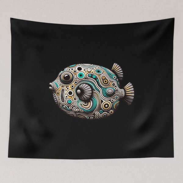 Item preview, Trippy and Cute Boxfish designed and sold by Yogimeister.