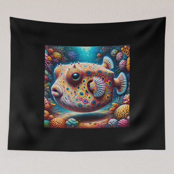 Item preview, Colorful and Cute Boxfish designed and sold by Yogimeister.