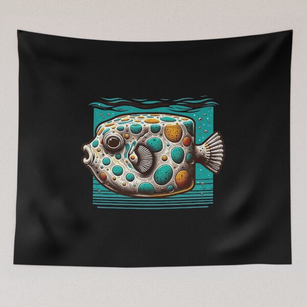 Item preview, Trippy and Cute Boxfish designed and sold by Yogimeister.