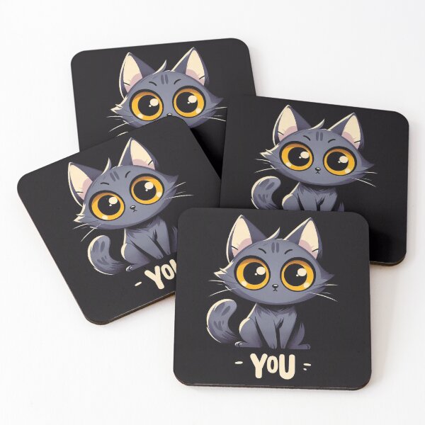 Item preview, cat with big eyes designed and sold by Finmm.