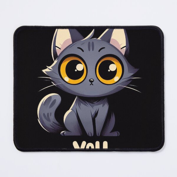 Item preview, cat with big eyes designed and sold by Finmm.