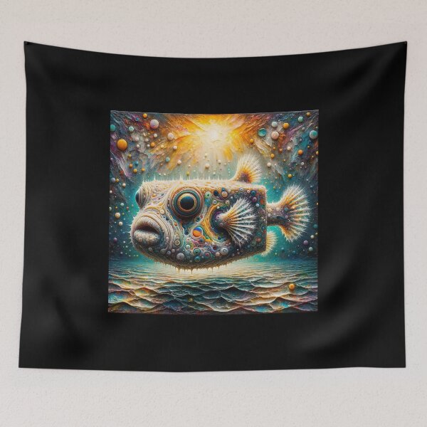 Item preview, Trippy and Cute Boxfish designed and sold by Yogimeister.