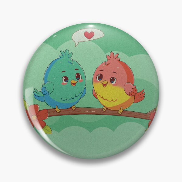 Item preview, Casal de passarinhos love designed and sold by kathifarias.