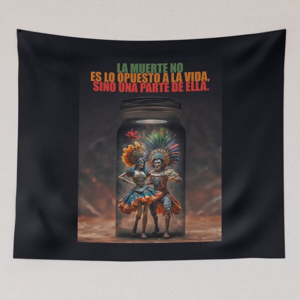 Item preview, Death is not the opposite of life, but a part of it. mexican dead day designed and sold by La Loca.