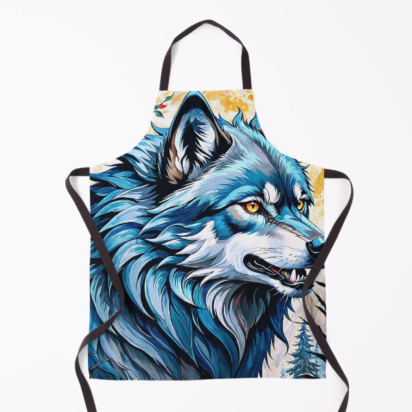 Item preview, A wolf under the full moon designed and sold by PixelCraftDSG.