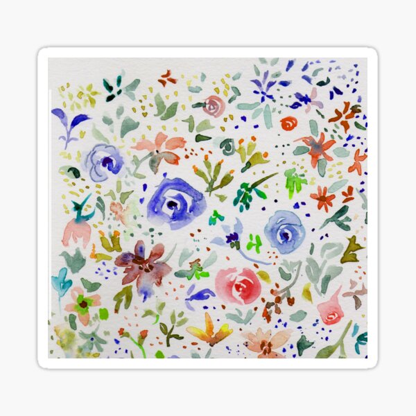 flower falls Sticker