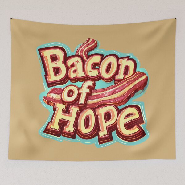 Item preview, bacon of hope illustration designed and sold by Carinaprint.
